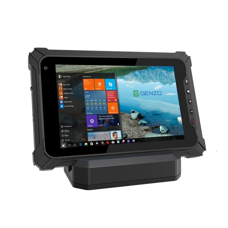 Genzo 10 Years Old Store Upgraded 8 Inch JASPER LAKE N5100 industrial tablet pc windows 10 Rugged tablet Windows