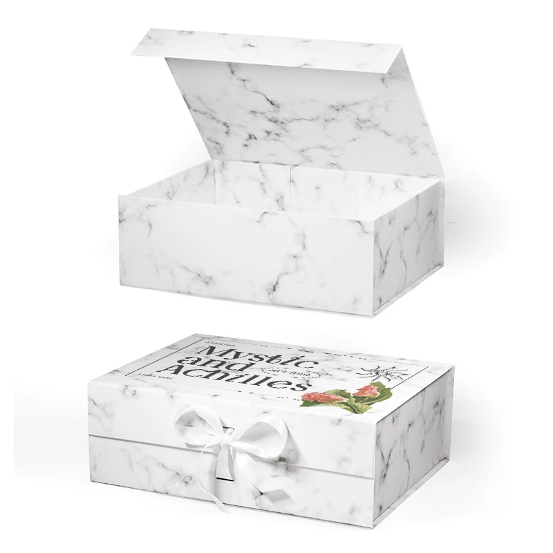 Custom Logo Premium Gift Box Luxury Large Package Cardboard Paper Hoodie Shoes Clothes Magnetic Packaging Box With Handle