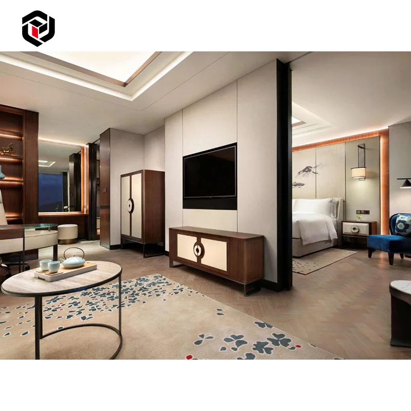 British Royal Aristocratic Modern Style Bedroom Set Hilton Hotel Furniture