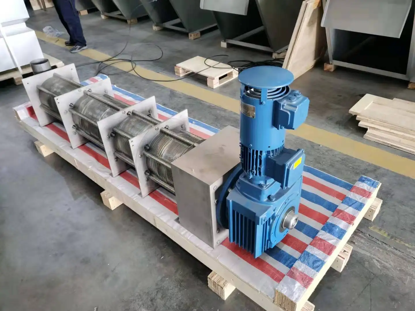 Mud Water Milk Plant Wastewater Lime Treatment Sludge Dewatering Machine