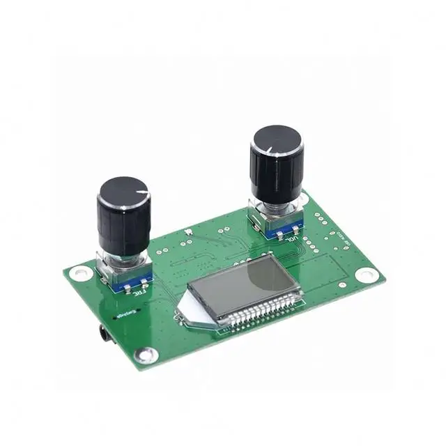 A16-- FM Radio Receiver Module Frequency Modulation Stereo Receiving PCB Circuit With Silencing LCD Display 3-5V LCD Module