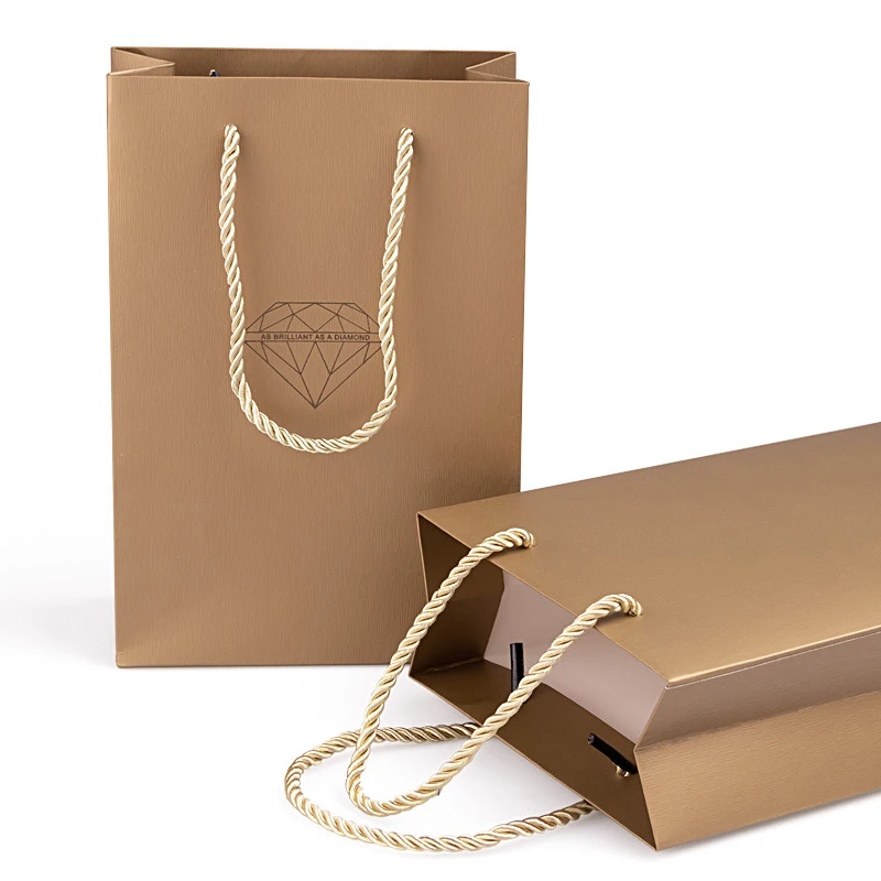 Custom Private Logo Printed handbags for women luxury shopping bag kraft paper bag gift bag Print