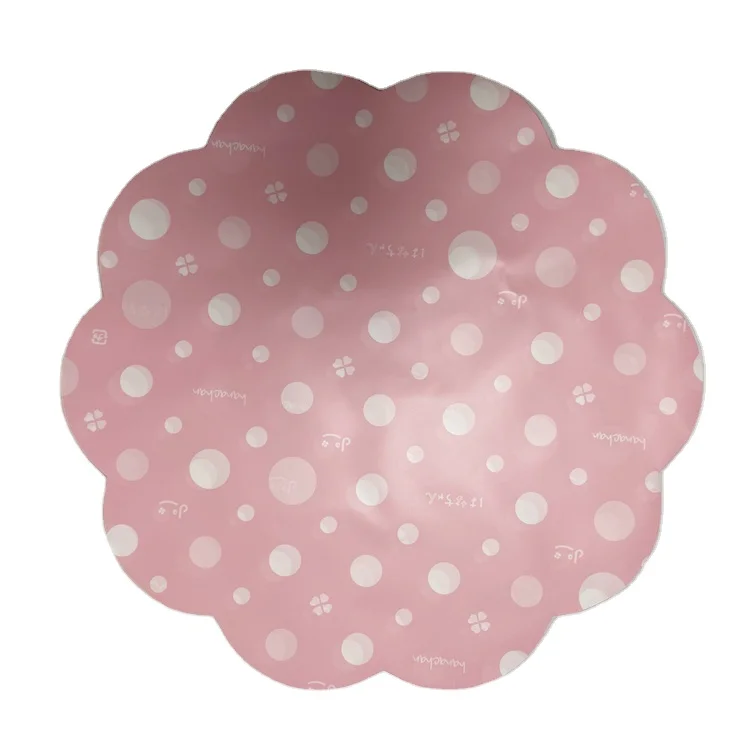 Custom recycled white pink recycled logo printed personalized gift flower wraping sheet