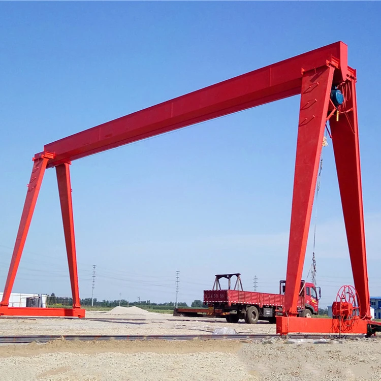 frame truss structure gantry crane single girder gantry crane 20 ton