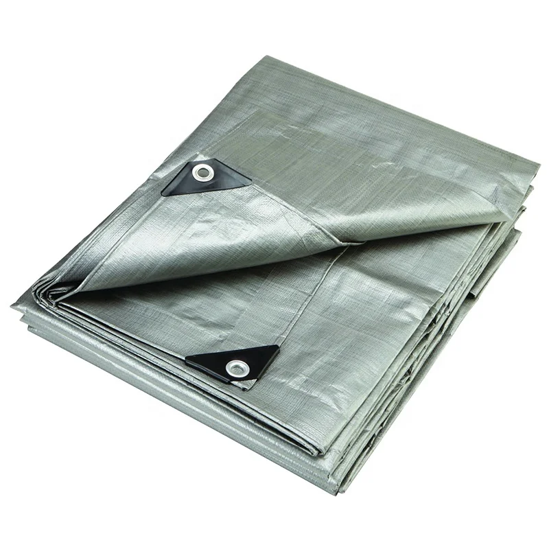 MILLION balcony cover pe tarpaulin sheet heavy duty pe silver tarpaulin poly woven tarp manufacturer