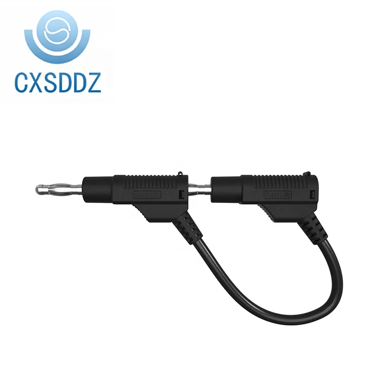
CXSDDZ-S402W 4mm double-ended Stackable banana plug test leads 