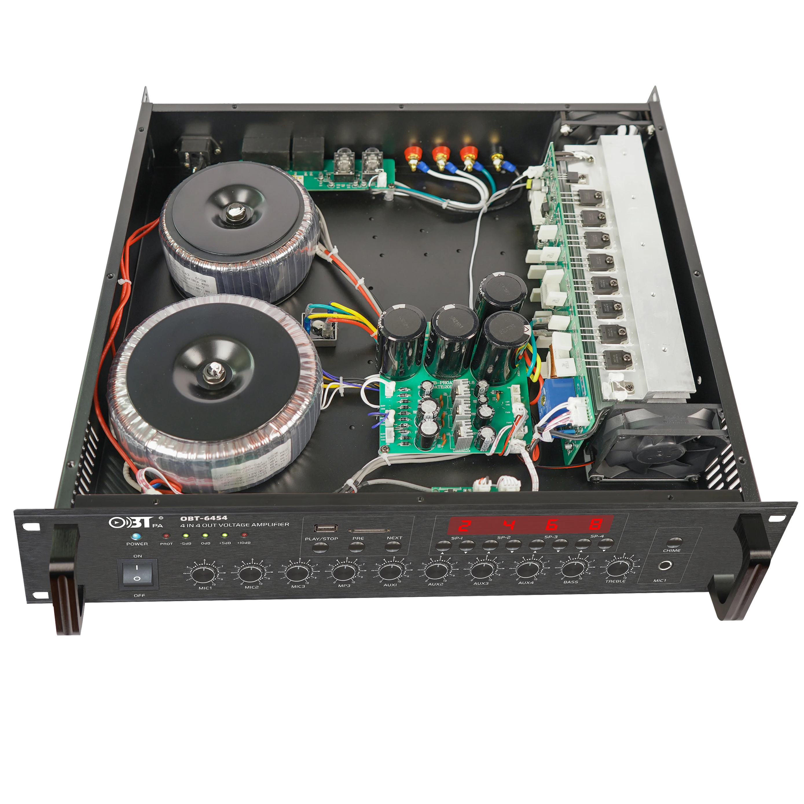OBT-6154 усилитель мощности Профессиональный моноблок интегрированный