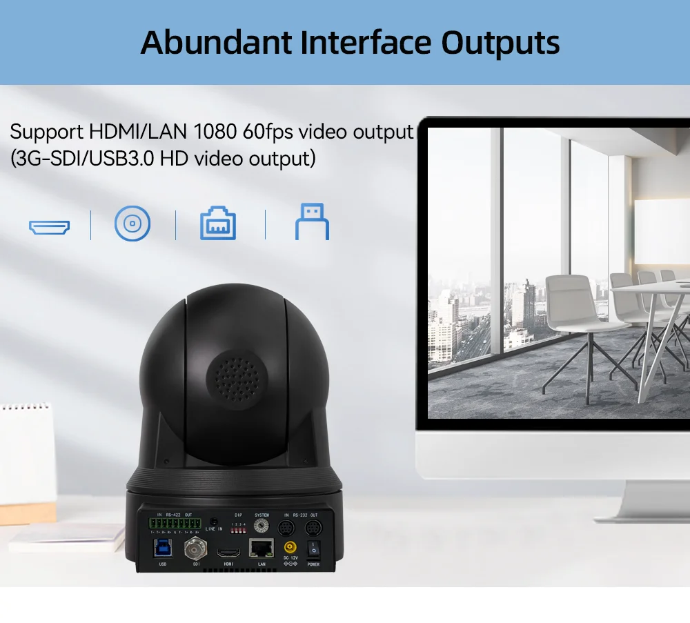 New Superior 1080p Ptz NDI Camera Ptz 30x NDI HX For Church Sound Live Streaming Telemedicine Broadcasting Video Conference