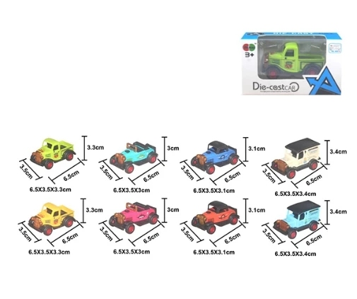 alloy metal pull back die-cast car Classic vintage car model