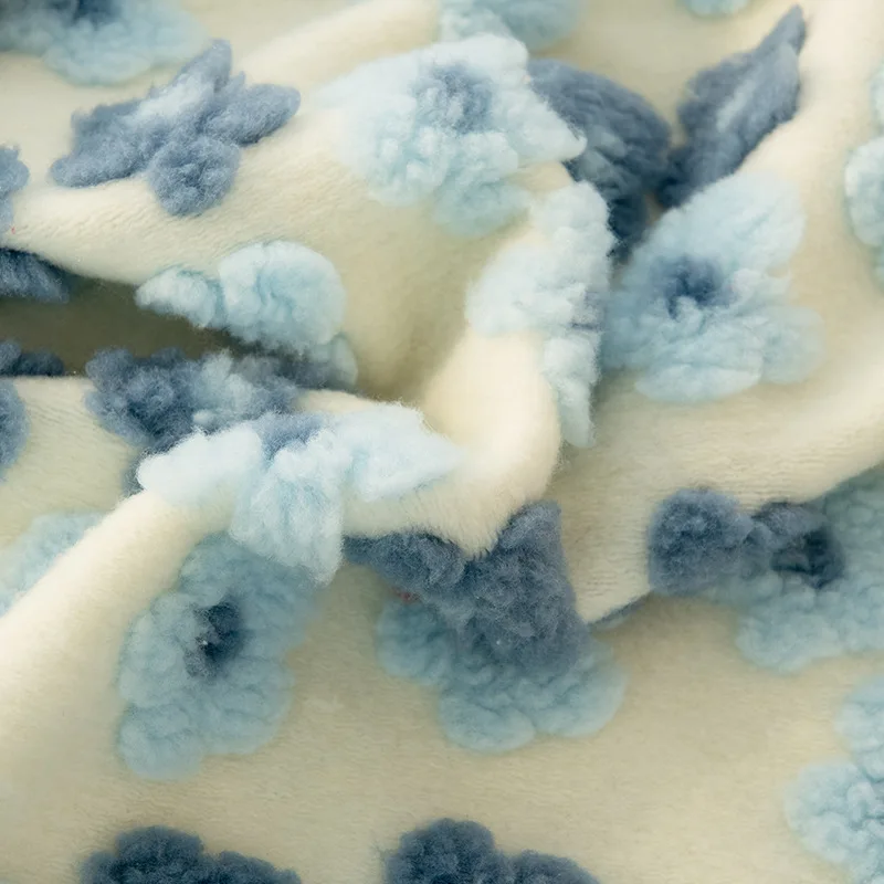 Jacquard Bean Down Blanket Super Soft Cozy Sofa Blanket Cover Bed Couch Sofa Cover Throw Blanket for All Seasons