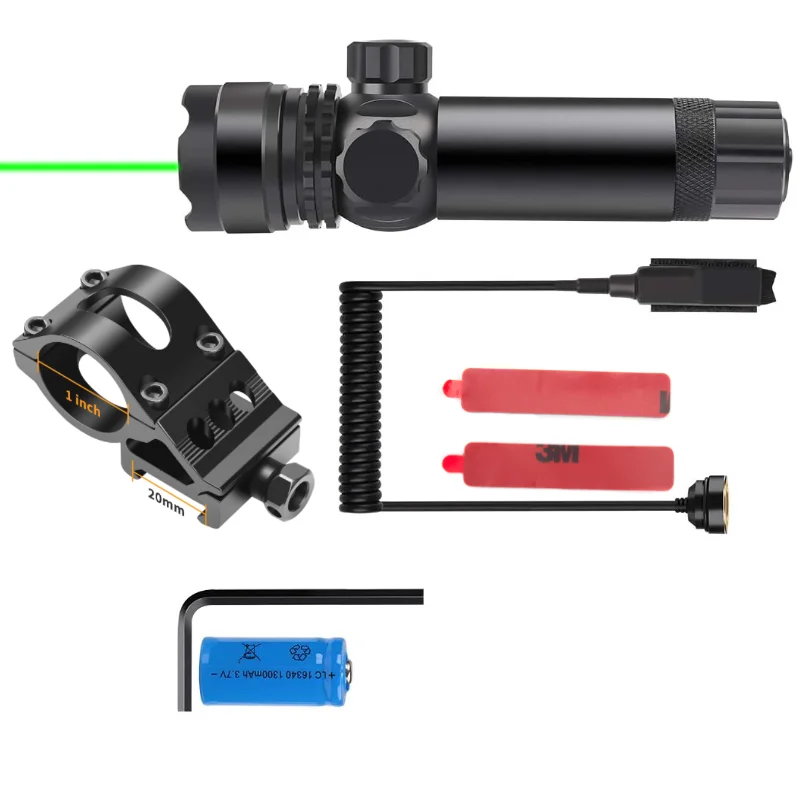 Laser Sight with 20mm Side Mount and Battery Green Dot Laser Scope Sight