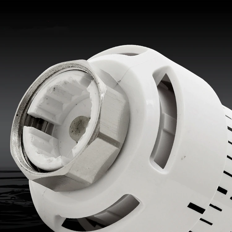 Doz White Towel Radiator Valve Thermostatic Radiator Valve TRV head for home