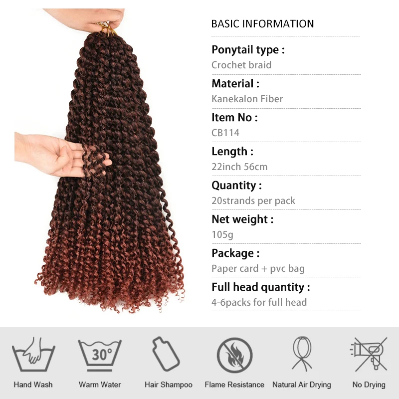 Passion Twist Hair 18inch Pre-Twisted Pre-Looped  Synthetic Crochet Hair Braids Braiding Hair Extension