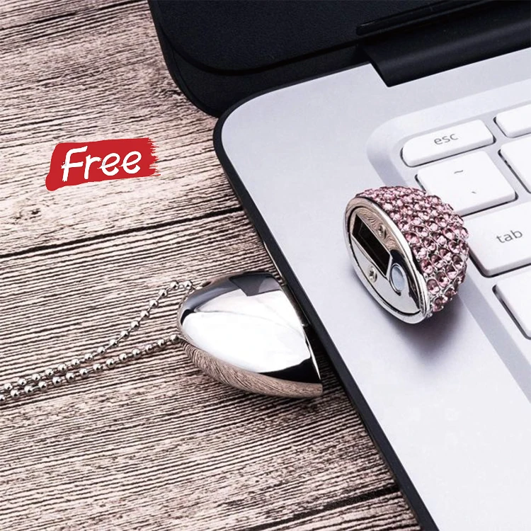 free sample usb memory flash drive  jewelry gift 1GB 2GB 4GB 8GB 16GB 32GB  usb flash  32GB crystal usb