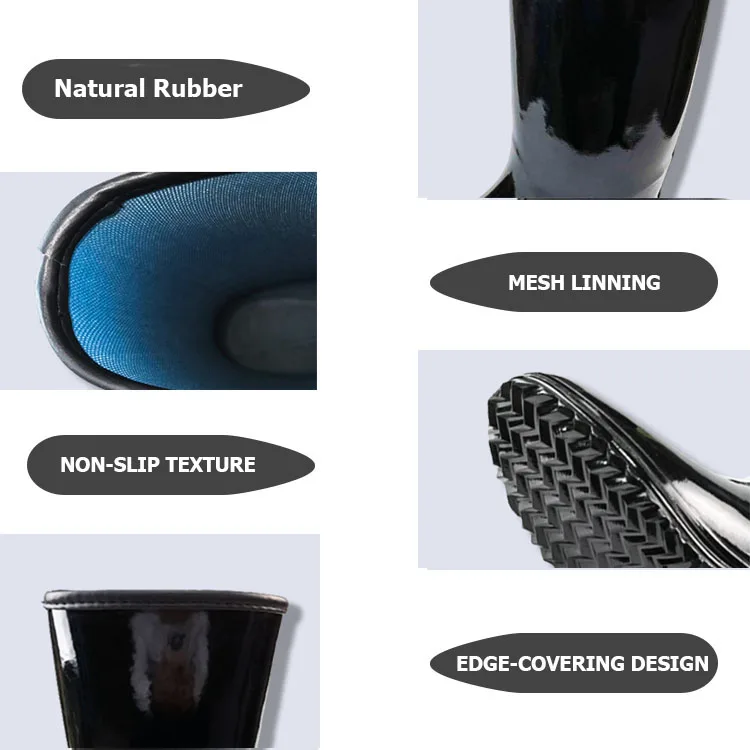 LZYZ white welly boy wellington cheap galoshes rain men shoe gumboots ladies wellies rubber rain yellow boots men