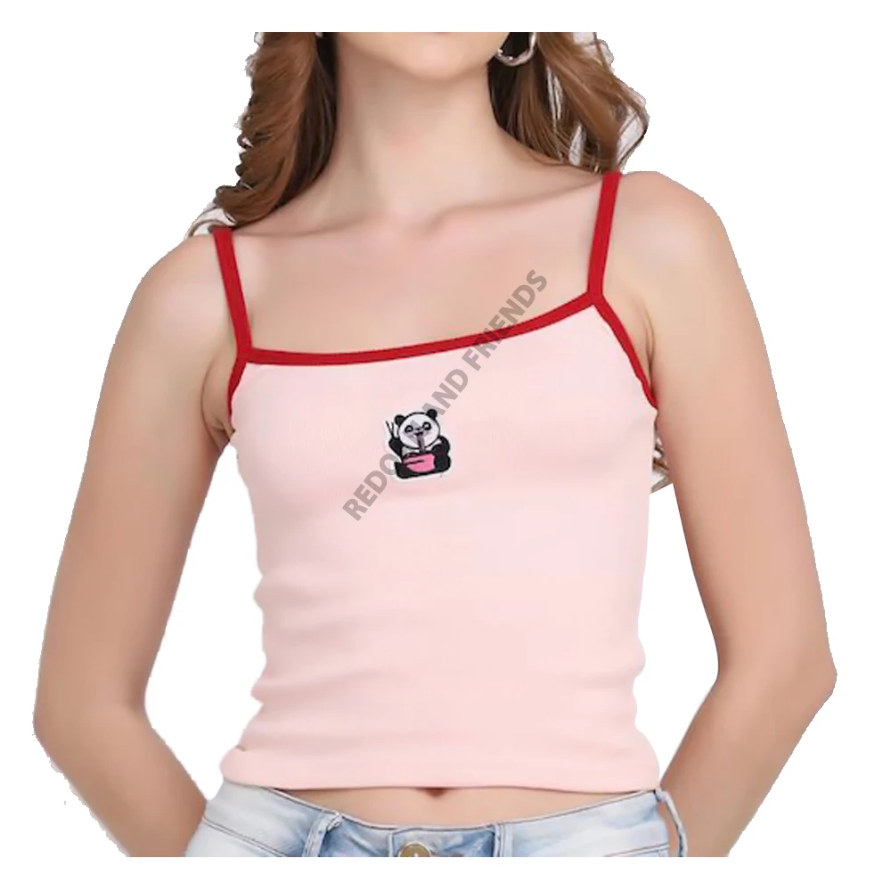 Летняя комфортная элегантная майка с принтом