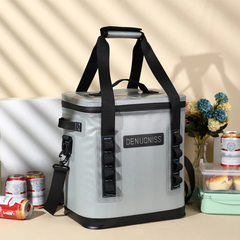 Medical Floating Fish Beverage Portable Water Wine Beer Can Drink Cooler Box Bottle Ice Insulated TPU Soft Cooler Bag