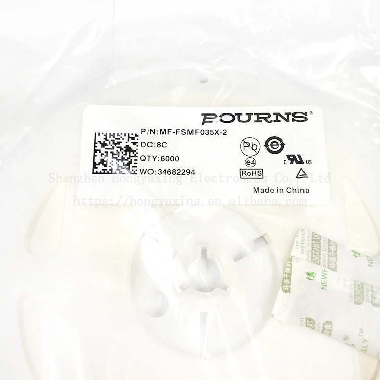 SMD fuse Original MF-FSMF035X-2 0.35A/6V chip fuse protection component 0603 package 1608 size Self recovery patch fuse
