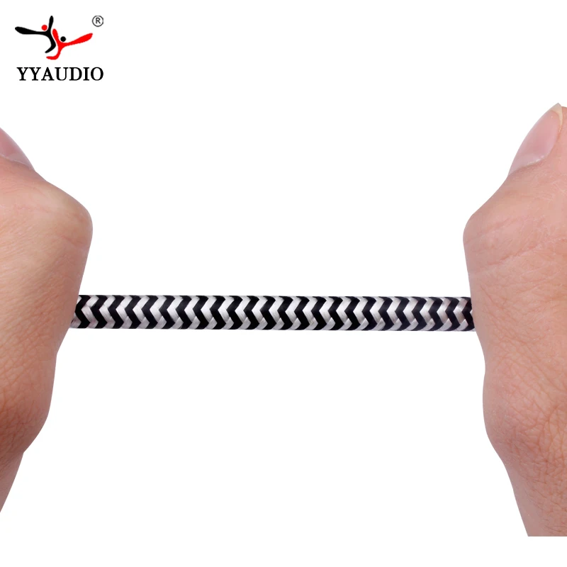 Hi-End OCC silver plated USB audio cable data DAC hifi cable A-B usb cable