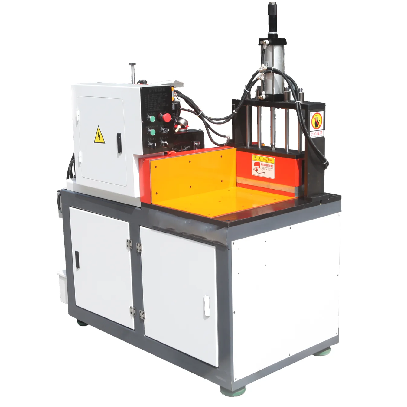 JR-455Y 45 Degree Angle Safe Working Section No Burrs Hydraulic Crosscutting Semi-automatic