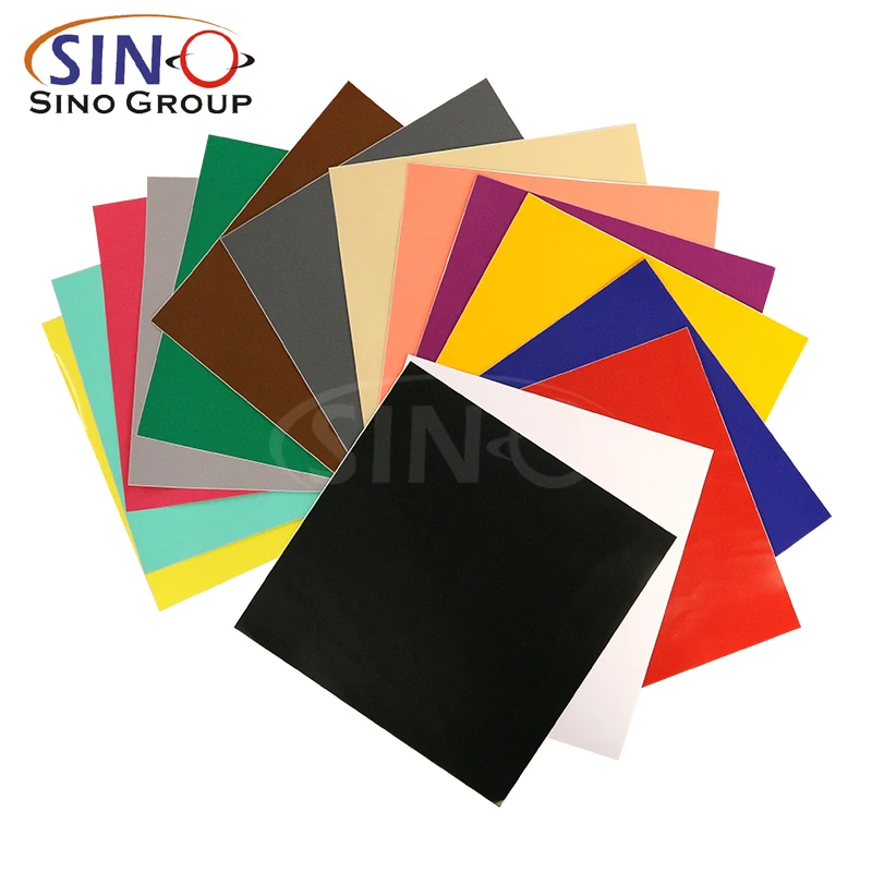 12'x12' 30.5x30.5CM DIY Craft Glossy Matte Factory Price 42 Sheets Per Bag PVC Self Adhesive Cutting Vinyl For Cutting Plotter
