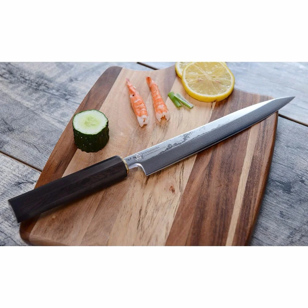 Professional 8 Inch Sashimi Knives High Carbon Steel Japanese Style Kitchen Yanagiba Sushi Knife For Carving Sushi Or Seafood