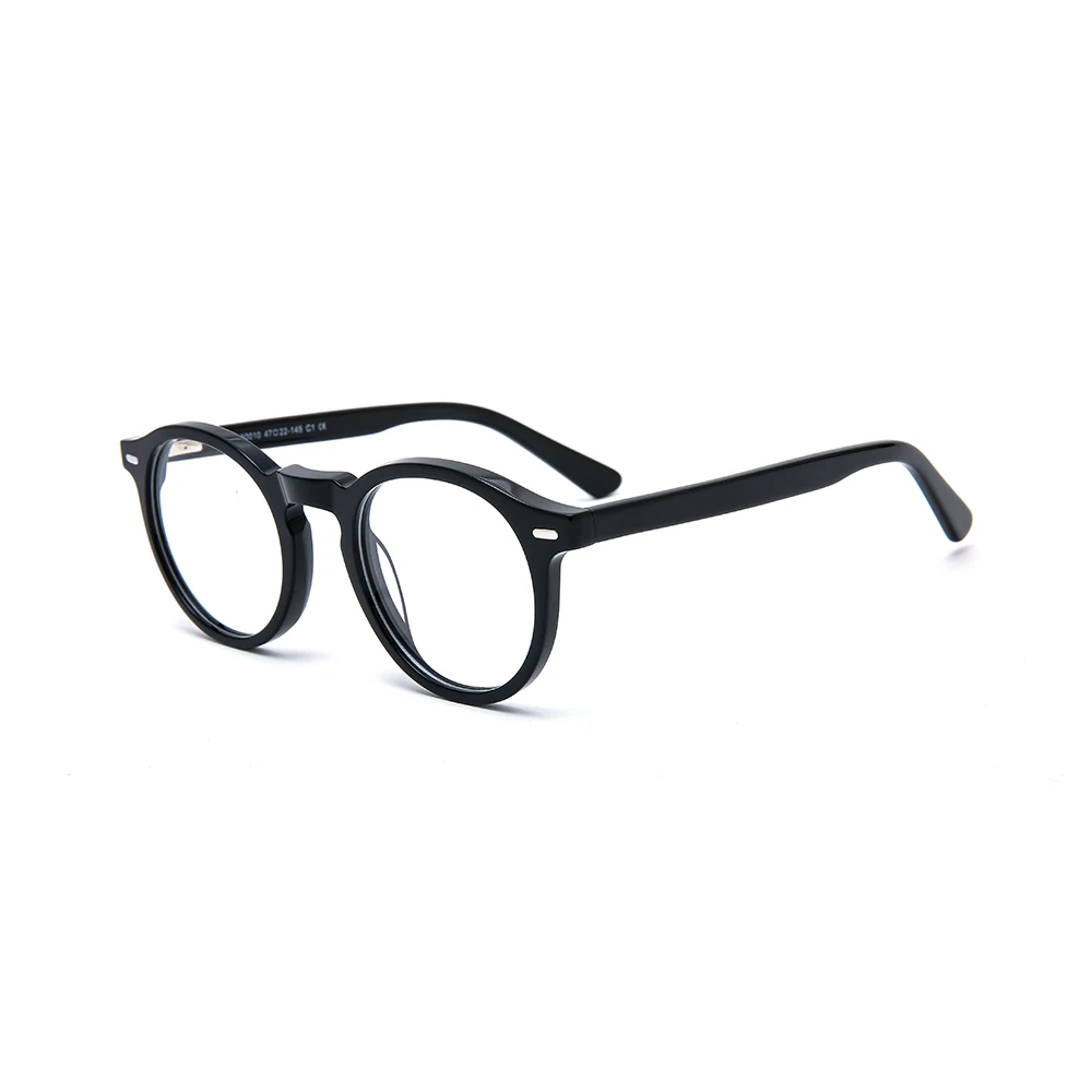 Hot Selling Factory Wholesale Transparent Eyeglasses Clearance Acetate Optical Frame Thick Eyewear Low MOQ Ready Stocks