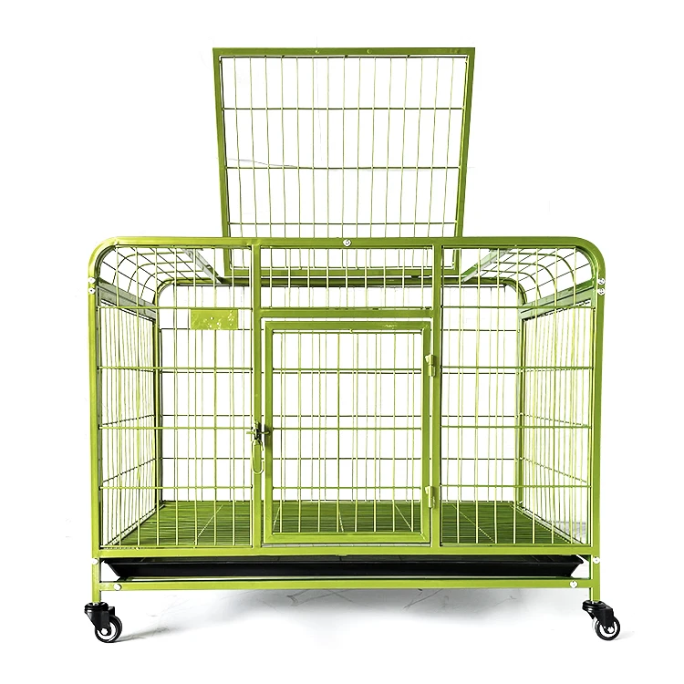 Wholesale Metal Iron Wire Foldable Cheap Dog House Large Pet Cages Kennels Cage Dog House Crate