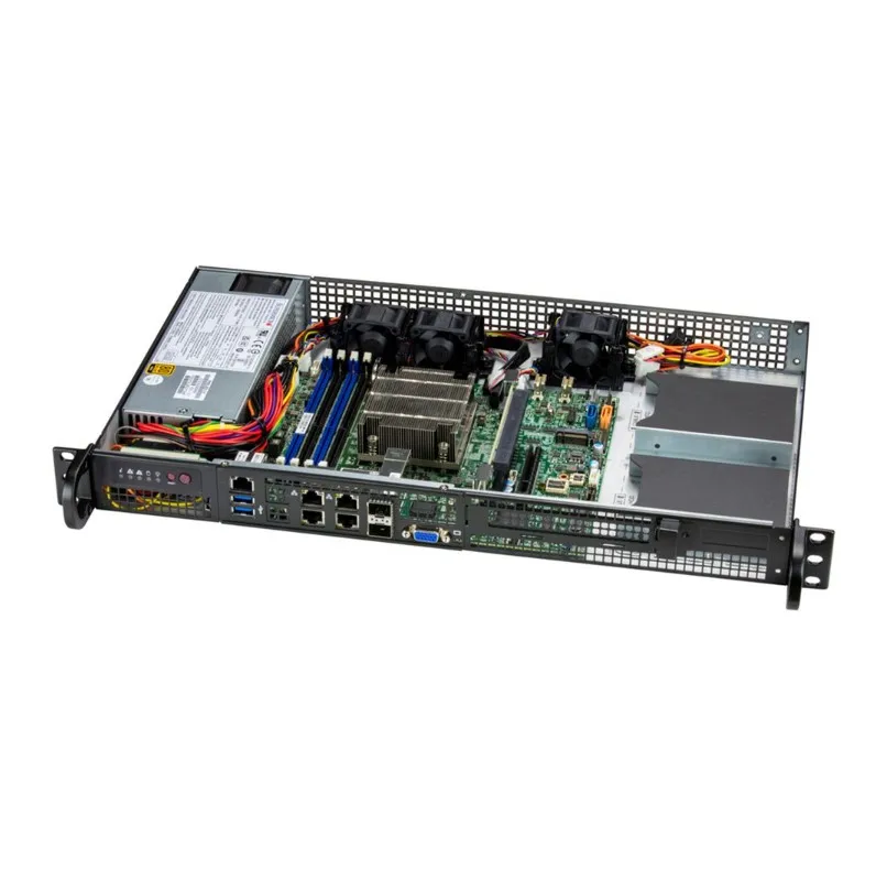 Original New SYS-510D-4C-FN6P Server with Single Xeon D-1718T Processor Mini-1U Rackmount IOT System