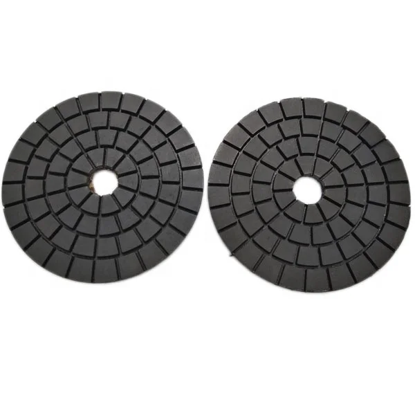 100mm Granite Diamond Black Wet Polishing BUFF Pads