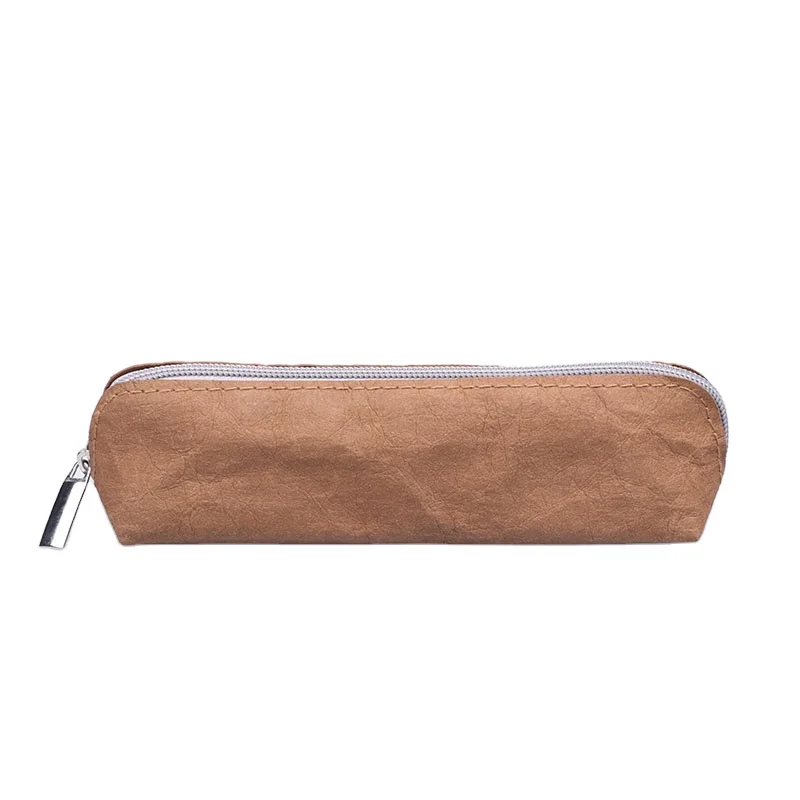 Cheap Durable Kraft Paper Customized Logo Special Purpose Bags Zip Bag Pencil Bags