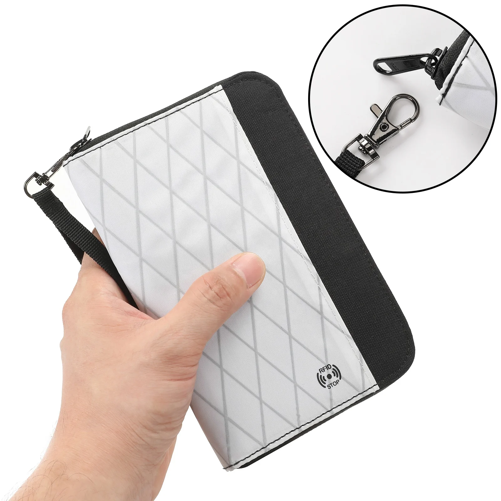 OceGear RFID Passport Wallet Waterproof Passport Holder YKK Zipper Wallet Passport Holder