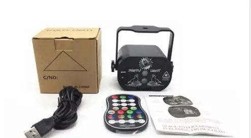  free shipping USB Remote Control Red Green Blue Mini Laser Projector DJ Party Beam Lazer Light for Home Disco Wedding