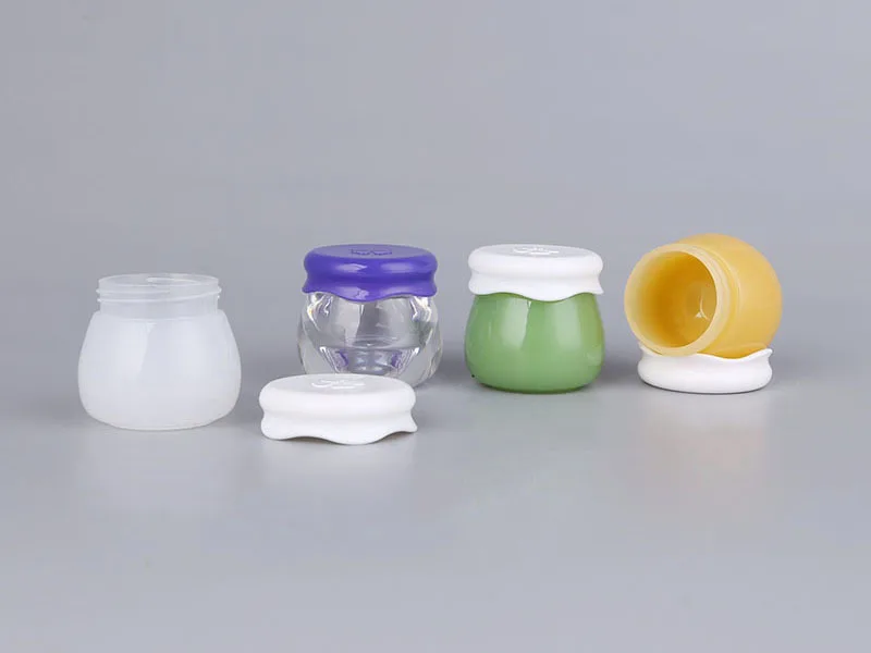 Frosted Glass Packaging Jar Set 15g 35g 45g Cosmetic Jar for Skin Care Cream Red Jar Set For Cream