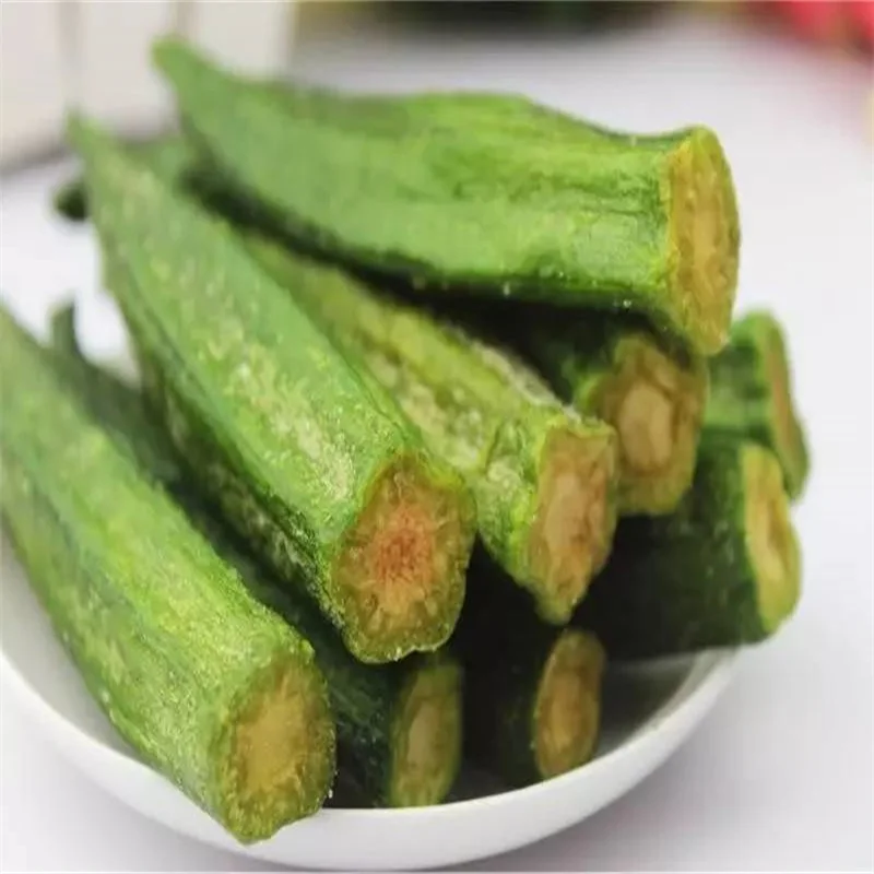 100% Natural Vegetable Dried okra Dehydrated Vegetables Dried Okra Chips