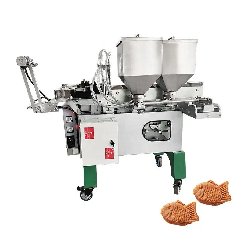 Automatic Electrical Delimanjoo Making Stuffing Fill Korean Mini Fish Cake Moshi Manju Maker Machine For Corn Walnut Shape Cake