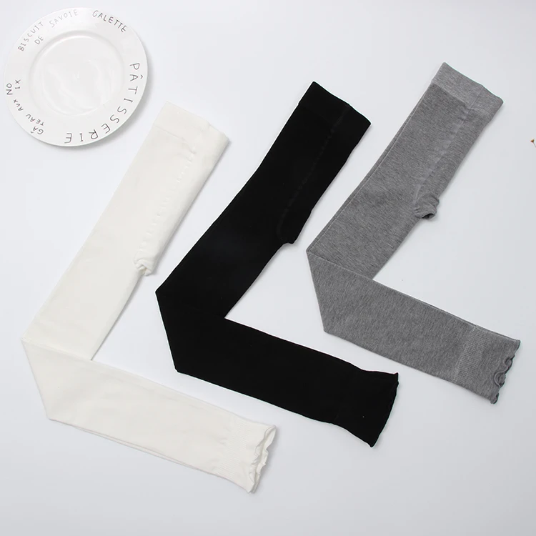 Hosiery factory custom simple design soft cotton knitted baby children tights