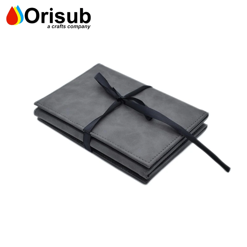Blank pu leather custom 4 photo panel photo album frame sublimation