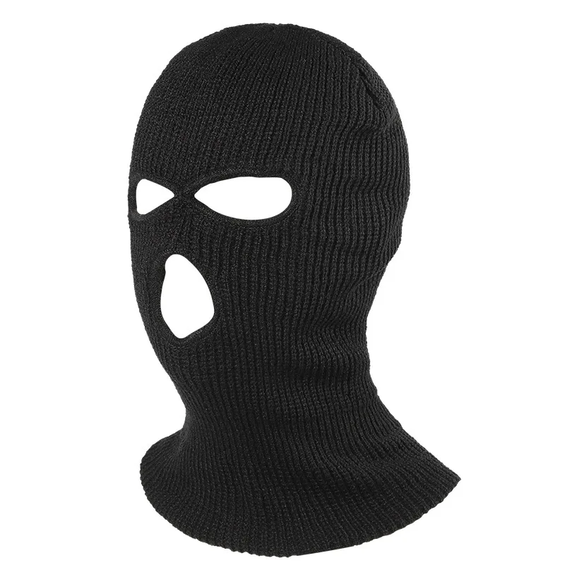 wholesale Tactical Mask 3 Hole Full Face Mask Ski Mask Winter Cap Balaclava Motorbike Motorcycle Helmet Full facemask
