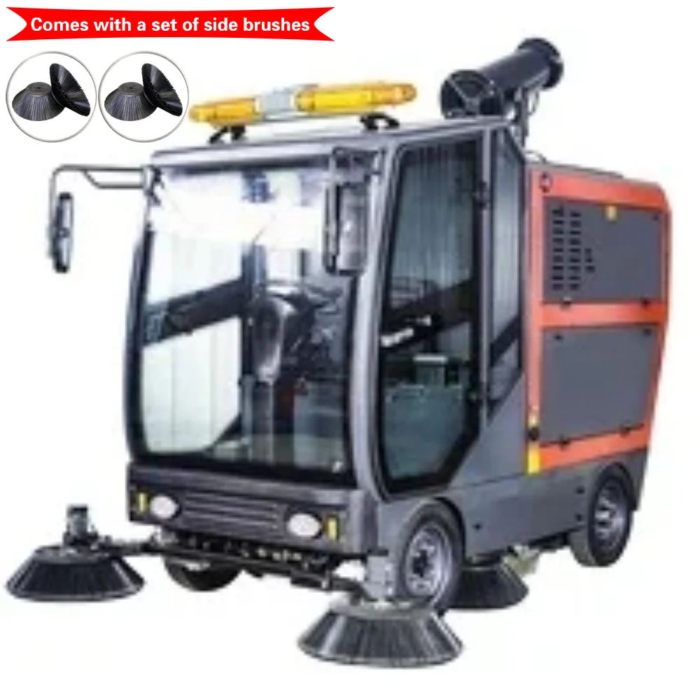 Electric Street Road Sweeper Factory Price Floor Cleaning Machine with Automatic Process and Core Brush Motor Components