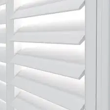 Wholesale Price Electric Or Manual PVC Fauxwood Plantation Shutters Wooden  From China
