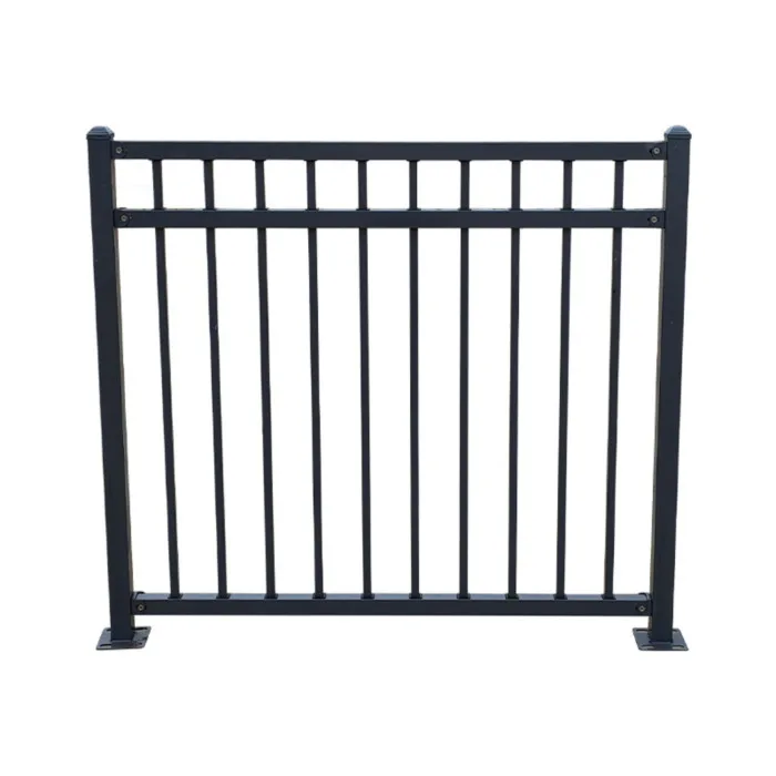 Balcony railing with square step pipe,wholesale aluminum step railing,High quality outdoor railing for steps suppliers