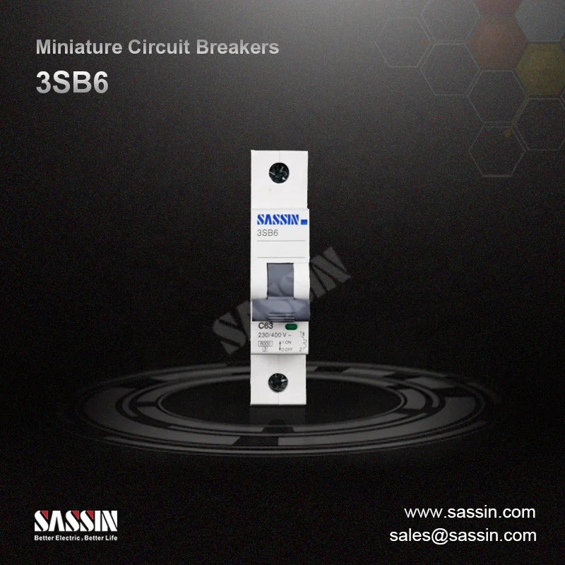 3SB6 63amp SASSIN 1P 2P 3P 4P 1 Pole prices china Mcb Type MCB