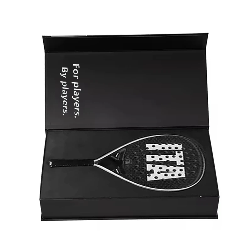 Custom Luxury Premium Rigid Cardboard Pickleball Paddle Set Packaging Beach Tennis Padel Racket Paper Gift Box With Your LOGO