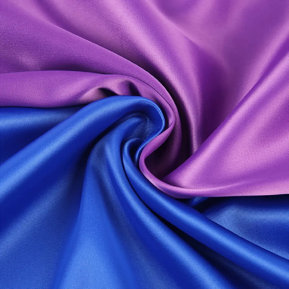 wholesale hot sale polyester satin fabric soft brocade wedding dress fabric