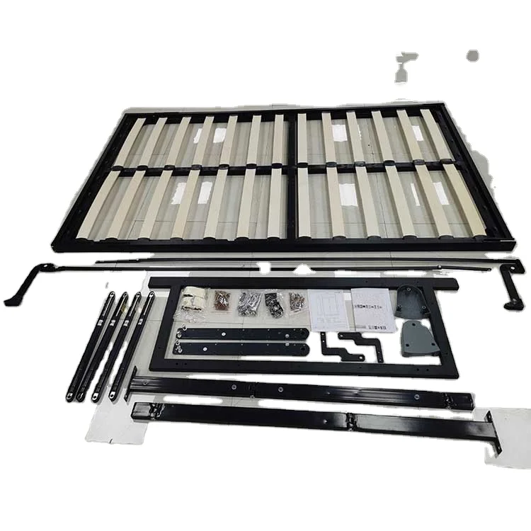 Adjustable Mechanism Space Saving Hardware Hidden Folding Side Murphy Wall Bed frame