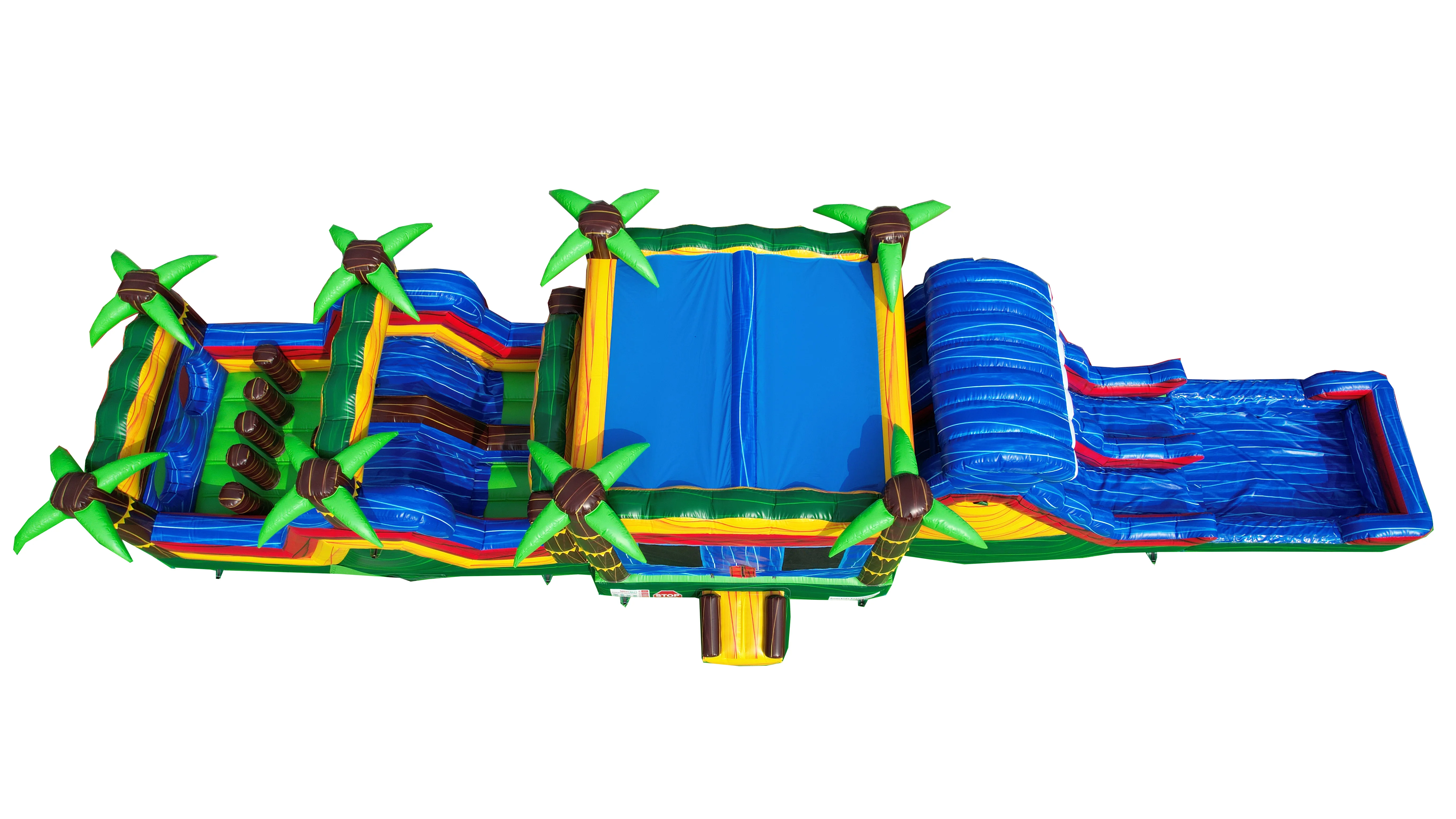 Outdoor Sports Theme Kids Inflatable Obstacle Bounce House Games For Sale