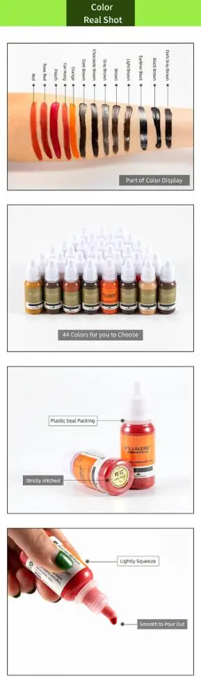 15ml Micropigment Permanent Makeup Tattoo Ink Eyebrow Eyeliner Lip Microblading Pigment