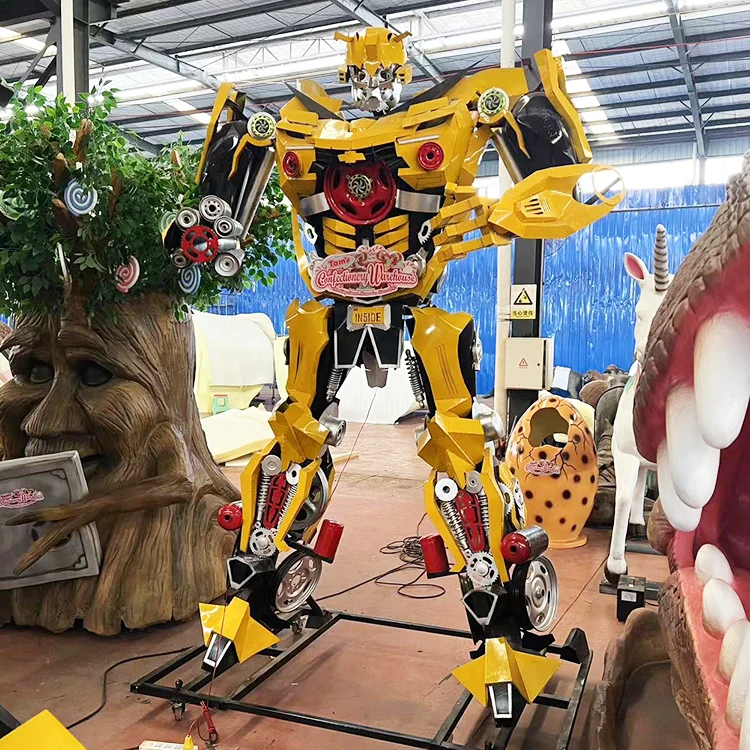 High Simulation Life Size Customized Size Big Animatronic Robot Man Statue