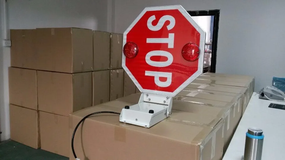 24V/12V parking plate with different color and language for school bus